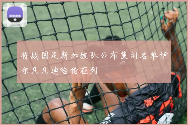 将战国足新加坡队公布集训名单伊尔凡凡迪哈伦在列